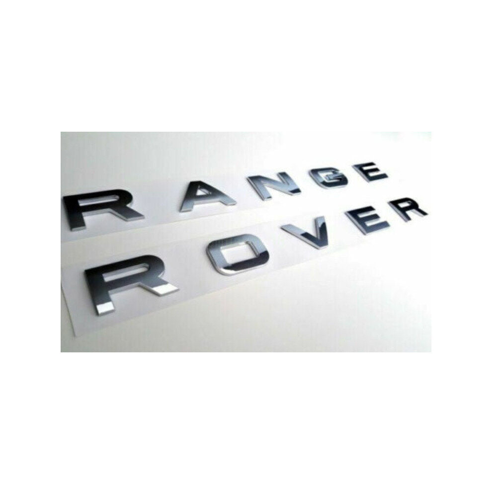 1x Range Rover Bonnet / Tailgate Logo / Letters, 2002 Onwards Fits Most Range Rovers.