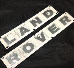 1X Land Rover Bonnet / Tailgate Logo / Letters, 2002 Onwards Fits Most Land Rovers.